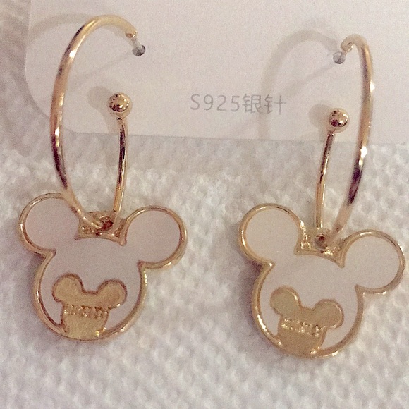 New Disney 925S /18K Gold Plated Earrings - Picture 5 of 7